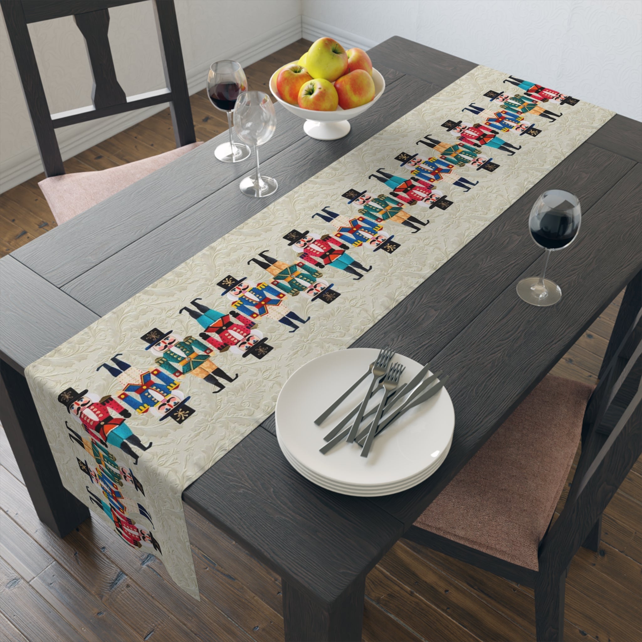 Nutcracker Table  Runner (Cotton, Poly)
