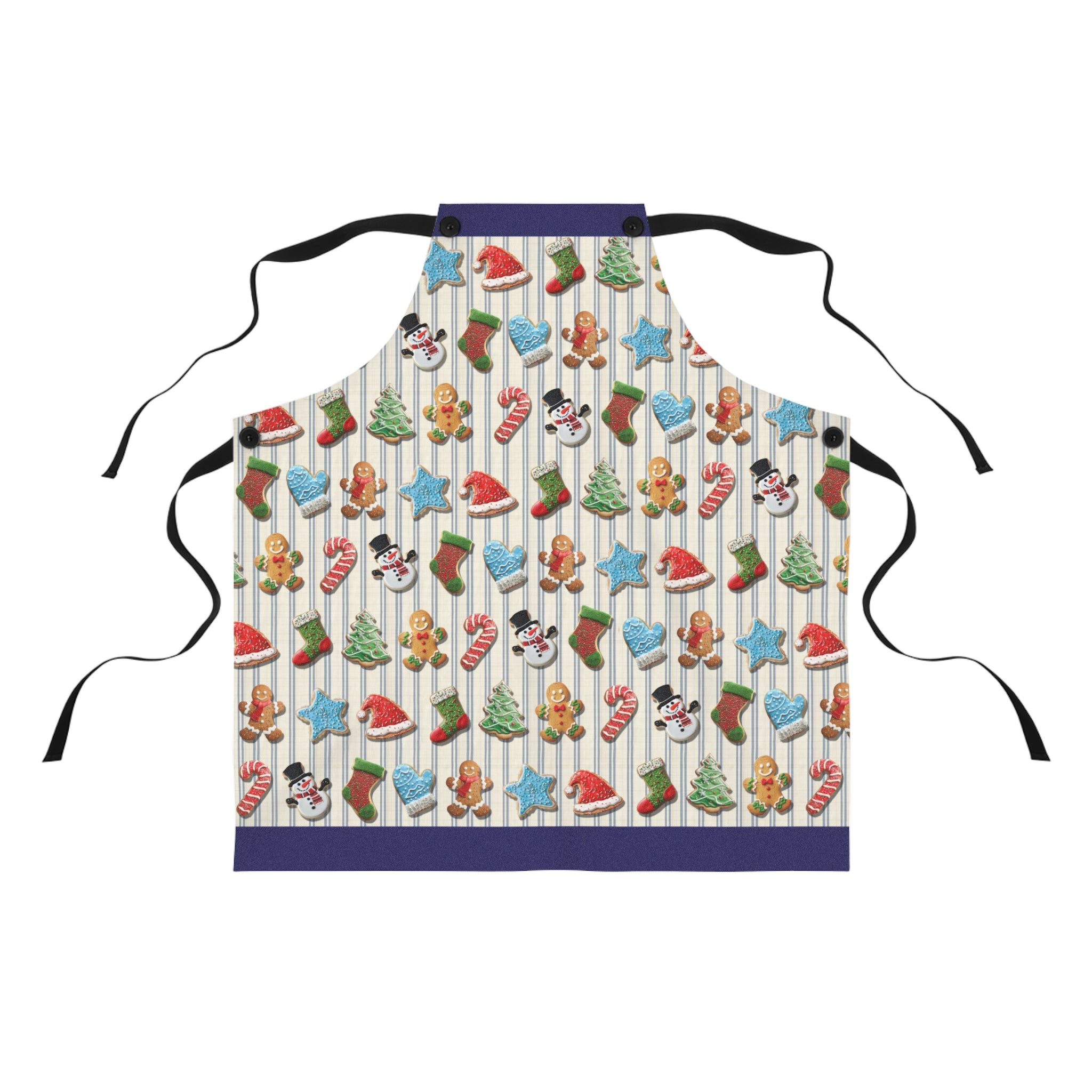 Christmas Cookie Apron – Festive Poly Twill Kitchen Wear