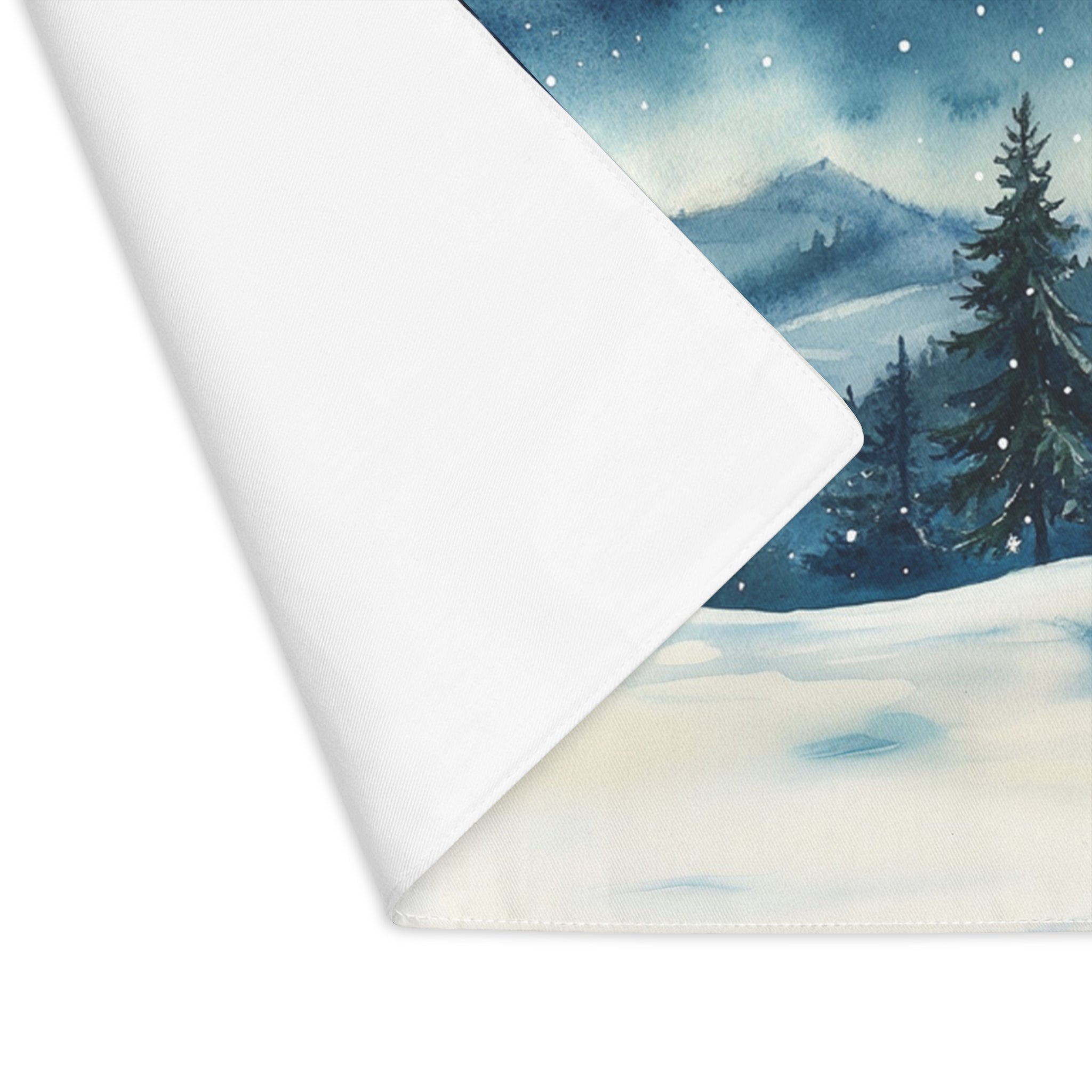 Night Sky Mountains Placemat, 1pc