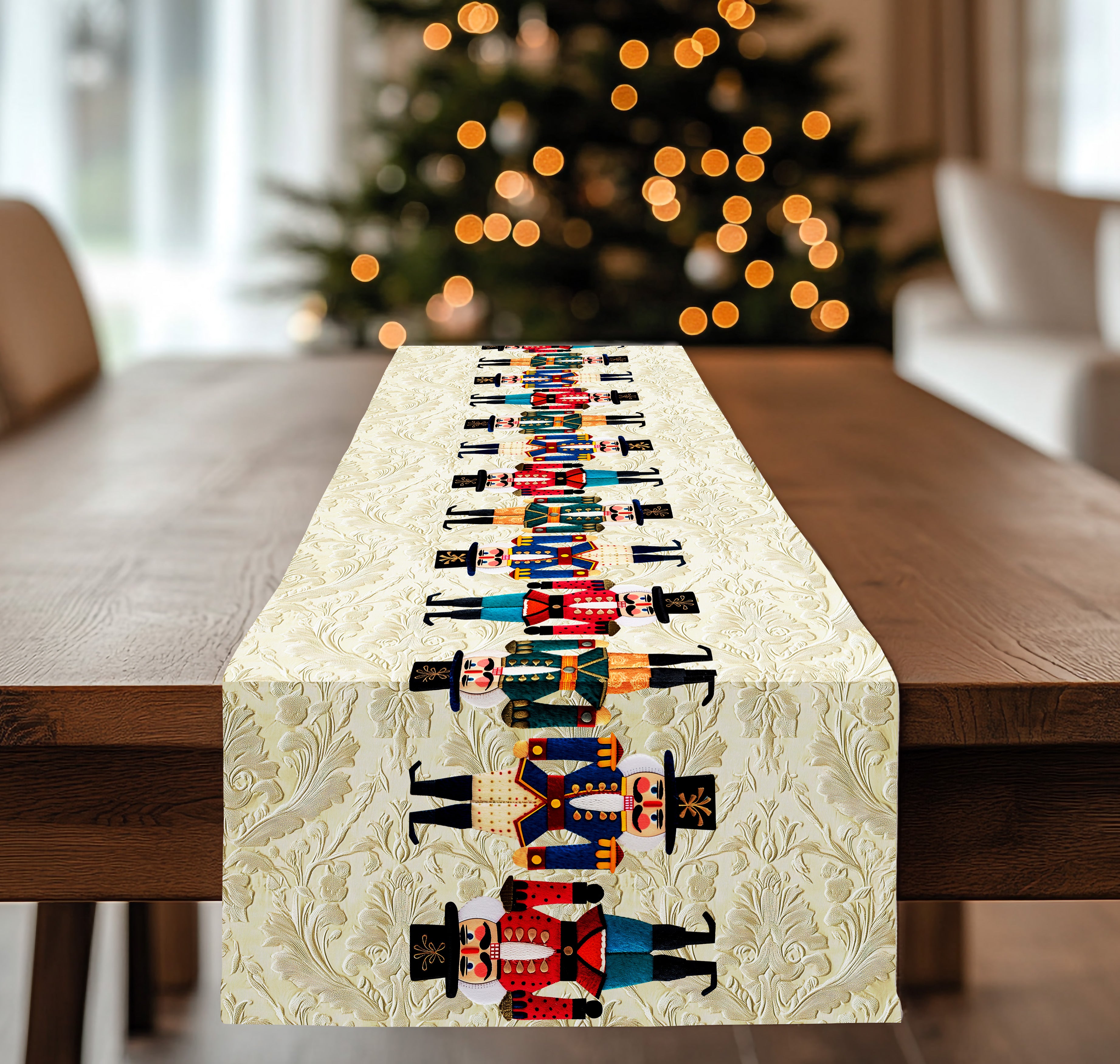Nutcracker Table  Runner (Cotton, Poly)