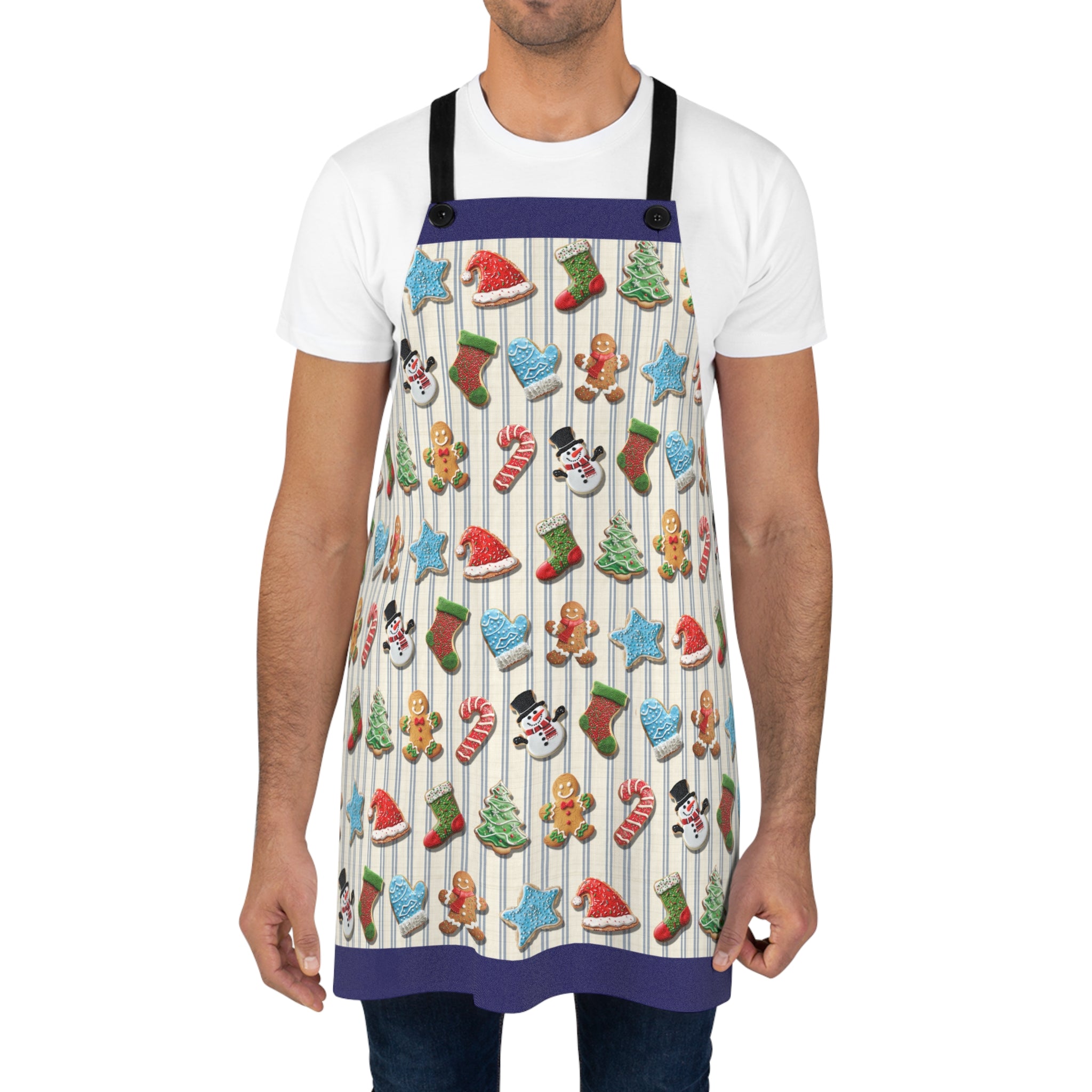 Christmas Cookie Apron – Festive Poly Twill Kitchen Wear