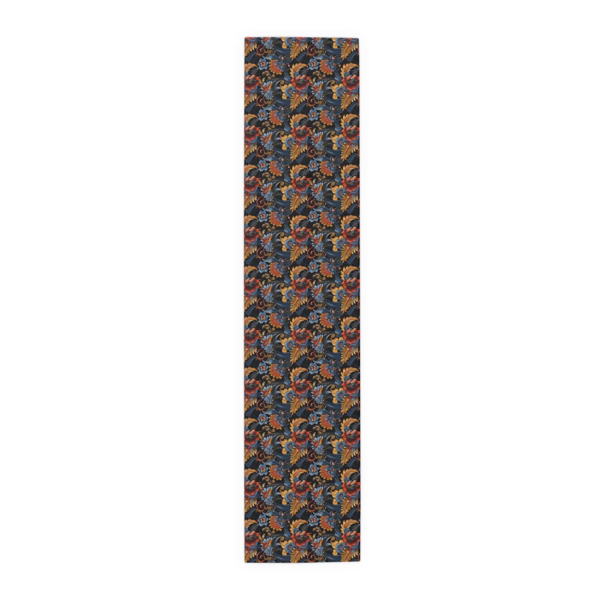 Blue and Gold Table Runner (Cotton, Poly)