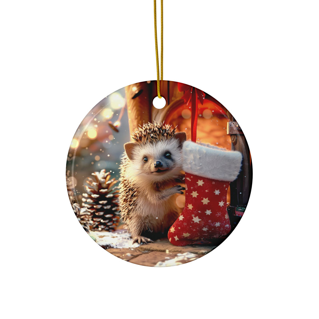 Ceramic Ornaments, 2-Side Print, (1pc, 3pcs, 5pcs, 10pcs)