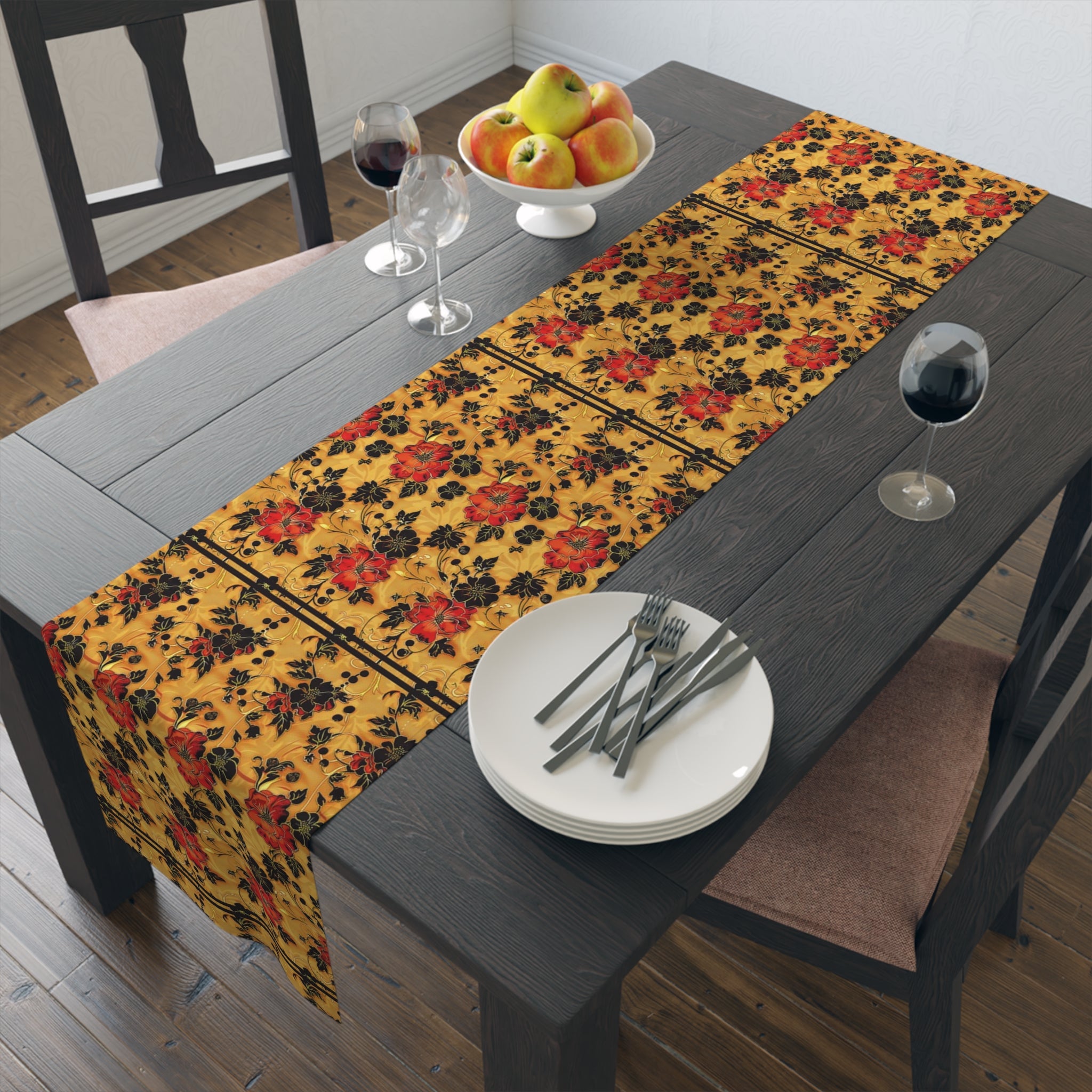 Bhota Inspired Table Runner (Cotton, Poly)