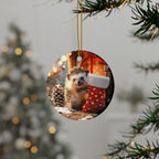Ceramic Ornaments, 2-Side Print, (1pc, 3pcs, 5pcs, 10pcs)