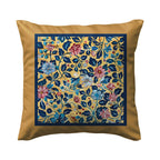Gold Chintz Floral Premium Pillow