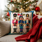 Blue Nutcracker Premium Pillow