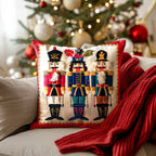 Red Nutcracker Premium Pillow