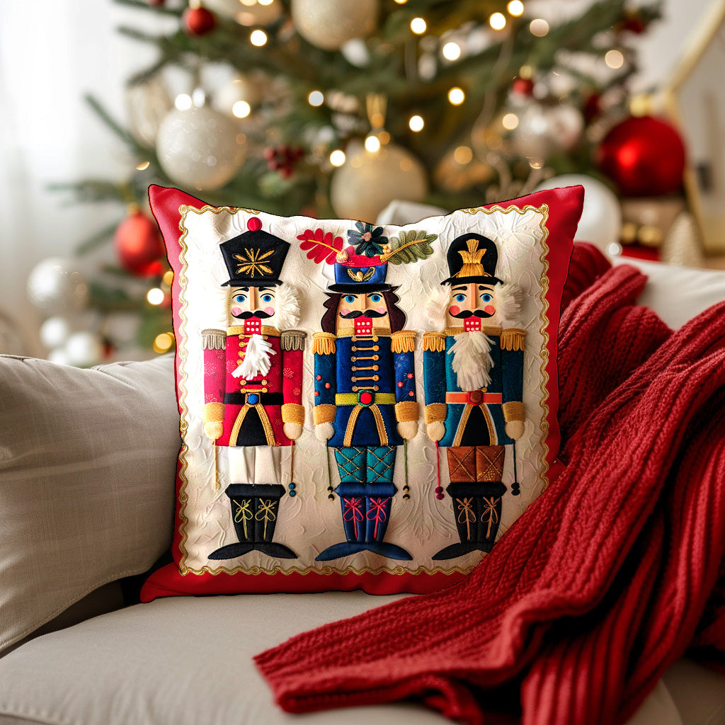 Red Nutcracker Premium Pillow
