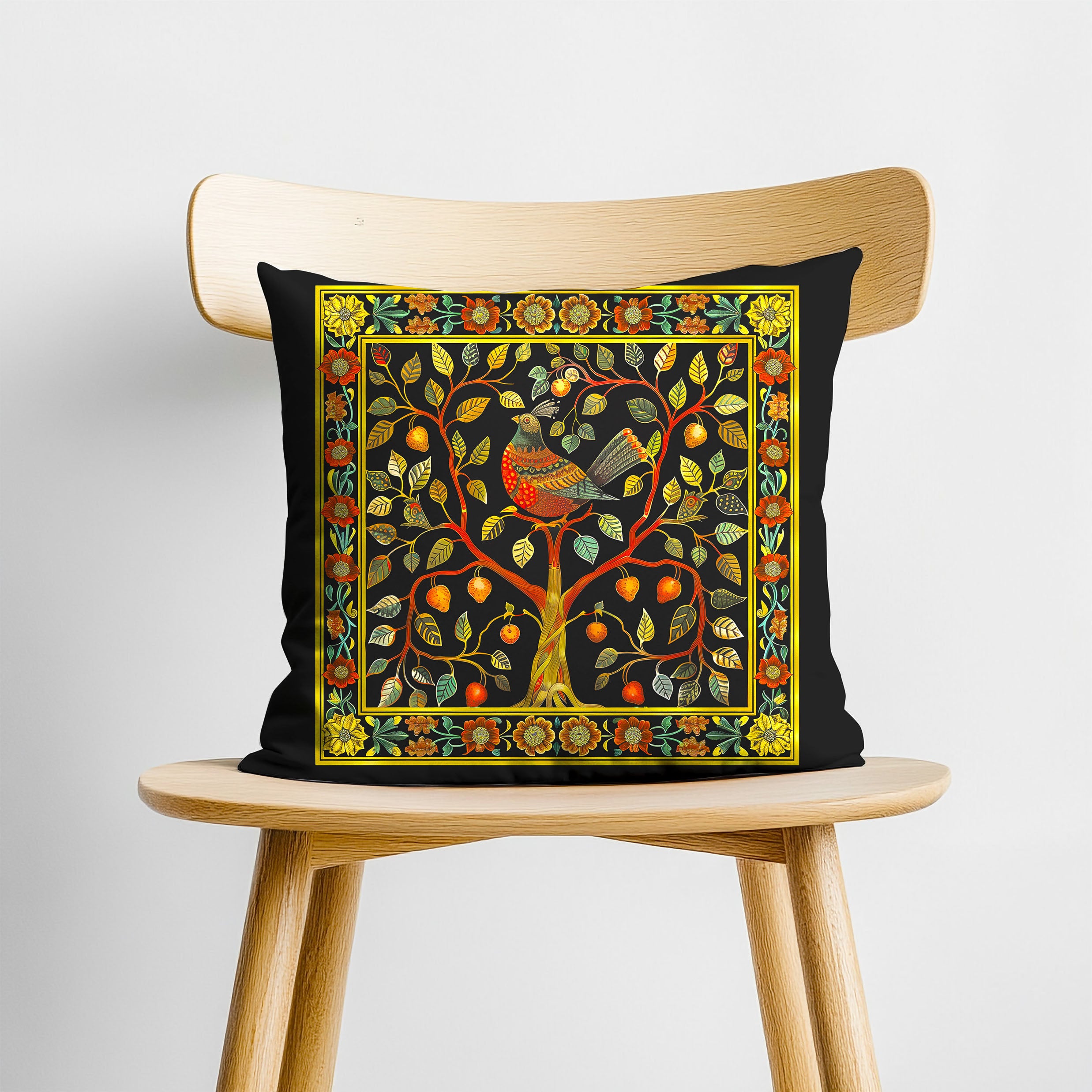 Partridge in a Pear Tree Premium Pillow