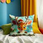 Reindeer Premium Pillow Case