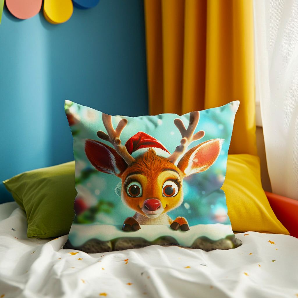 Reindeer Premium Pillow Case