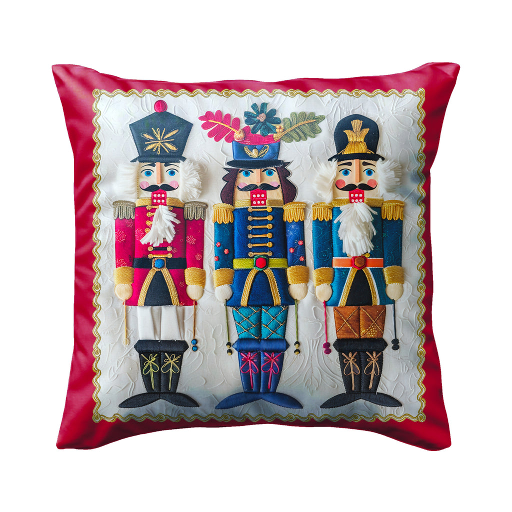 Red Nutcracker Premium Pillow