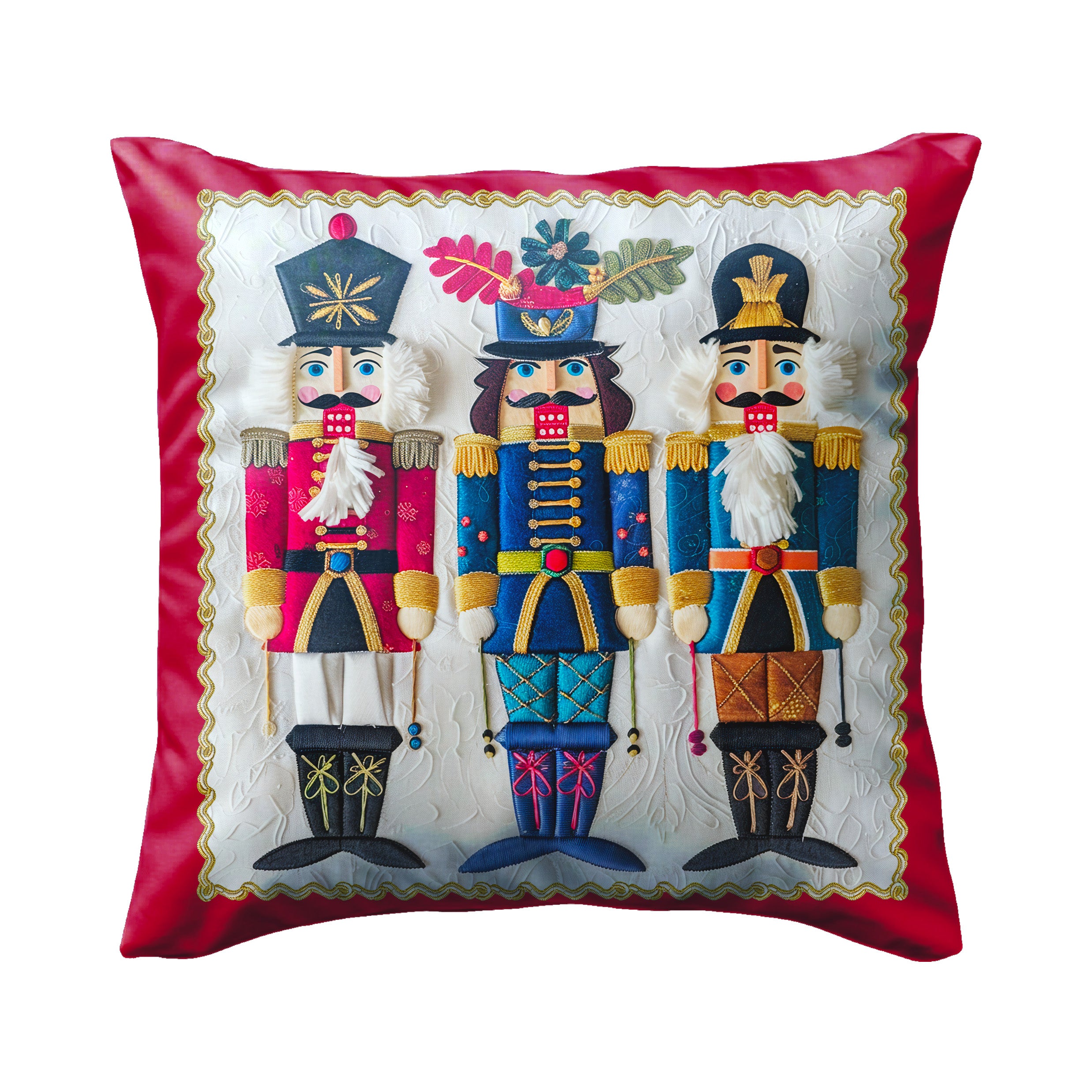 Red Nutcracker Premium Pillow