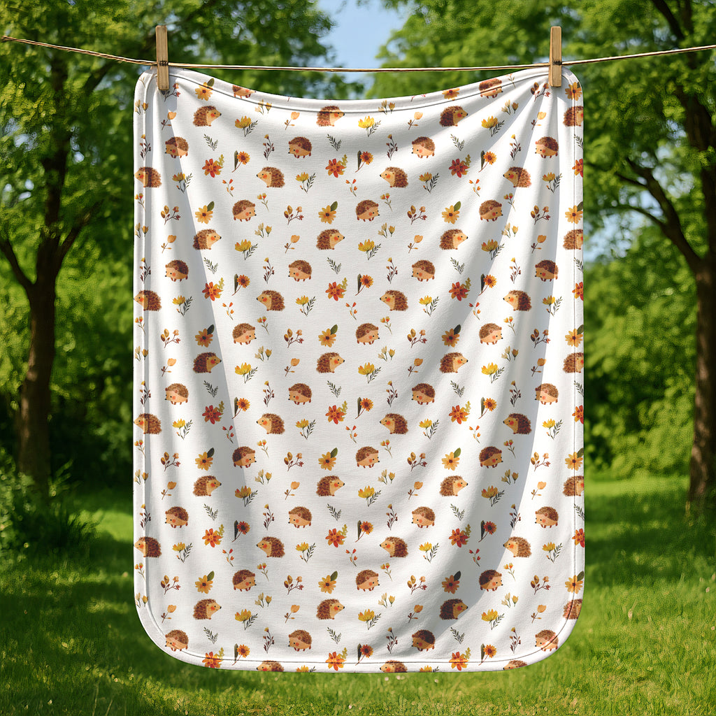 Happy Hedgehog Swaddle Blankets