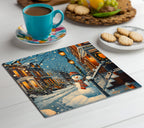 Snowman Placemat, 1pc