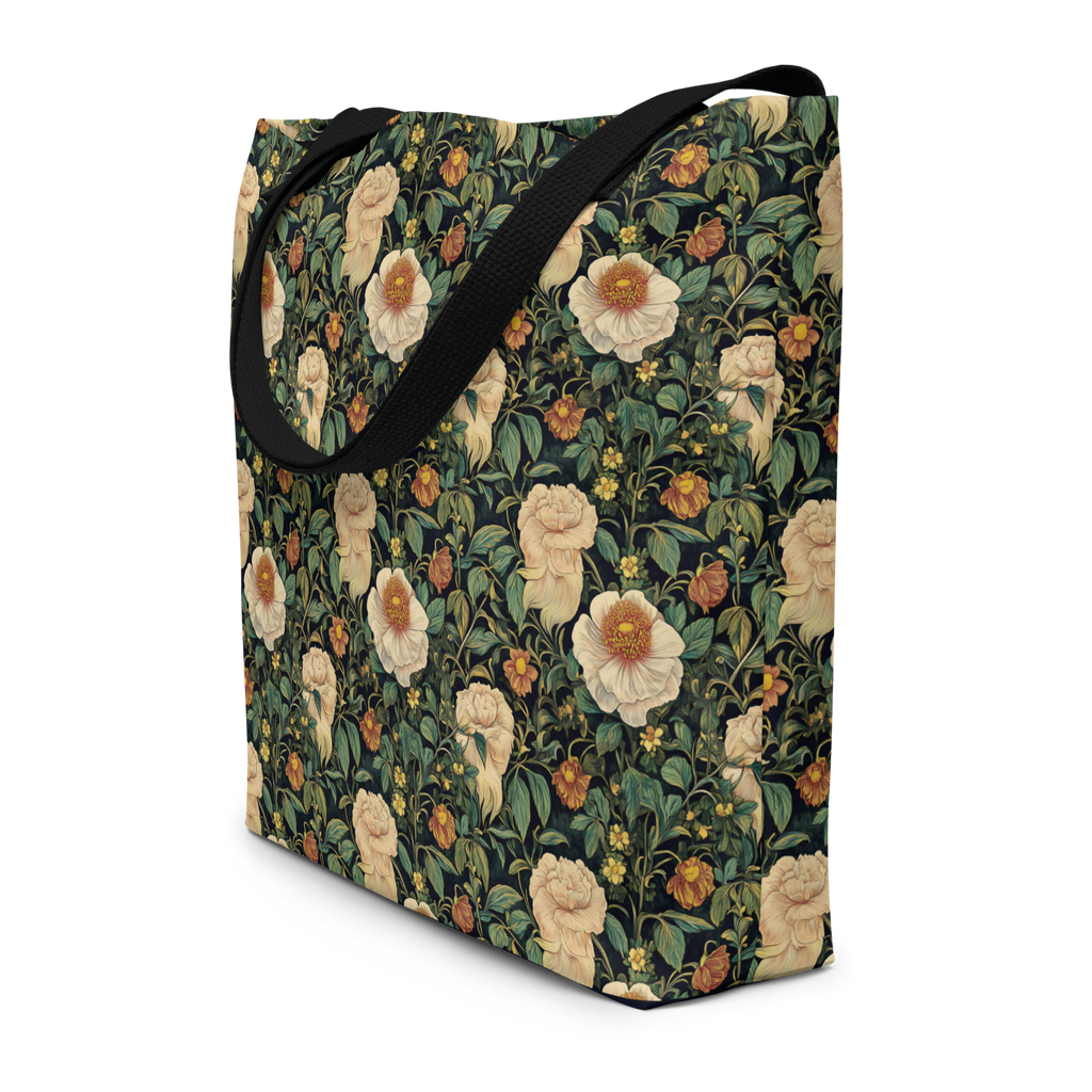 William Morris Garden Large Tote Bag 16x20