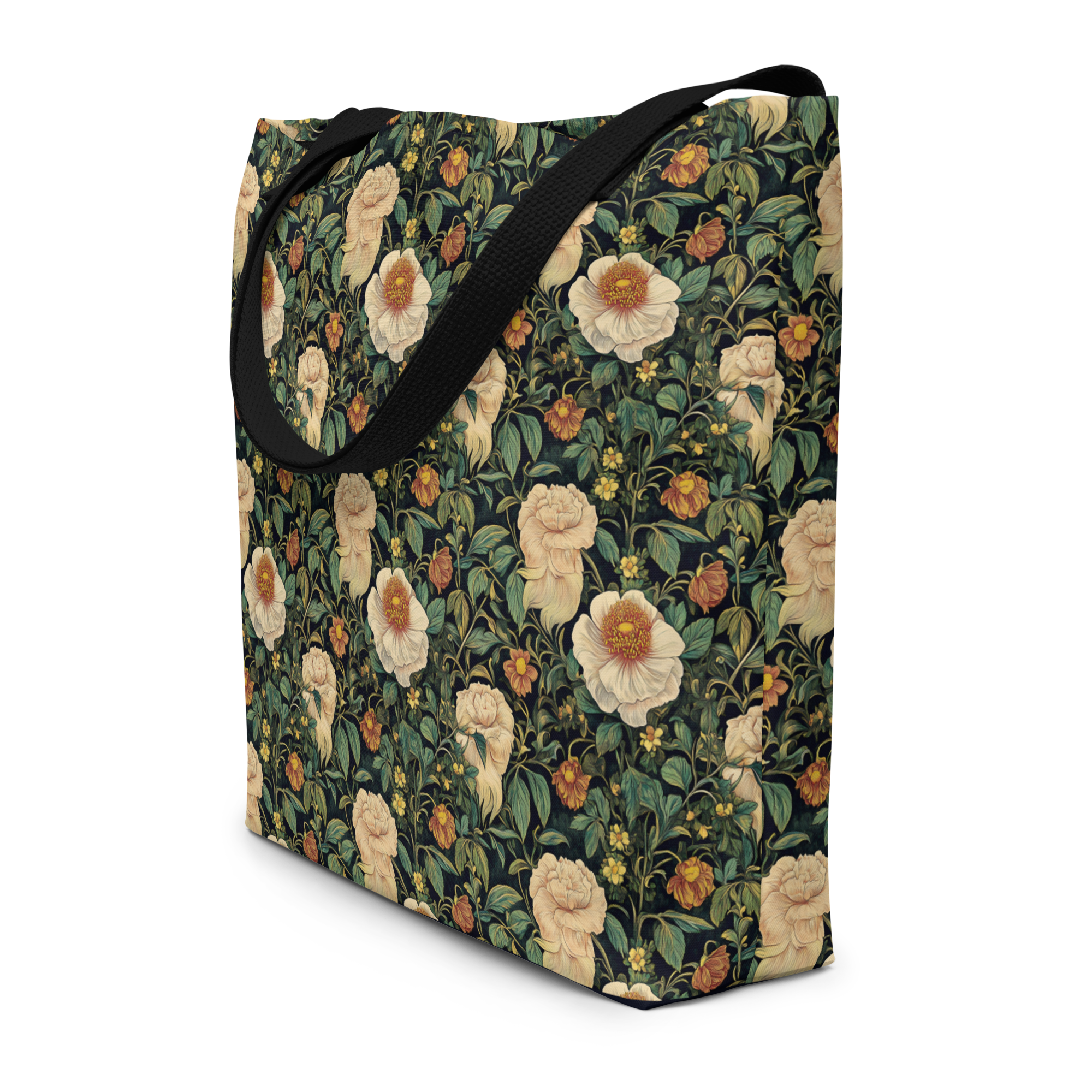 William Morris Garden Large Tote Bag 16x20
