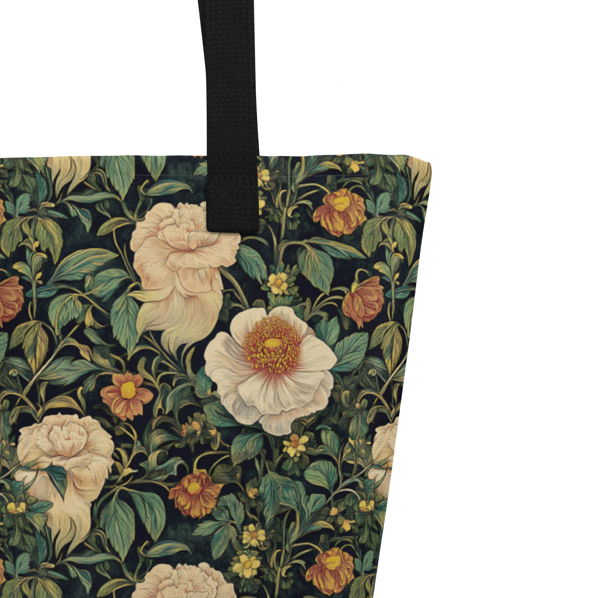 William Morris Garden Large Tote Bag 16x20