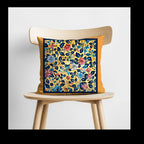 Gold Chintz Floral Premium Pillow